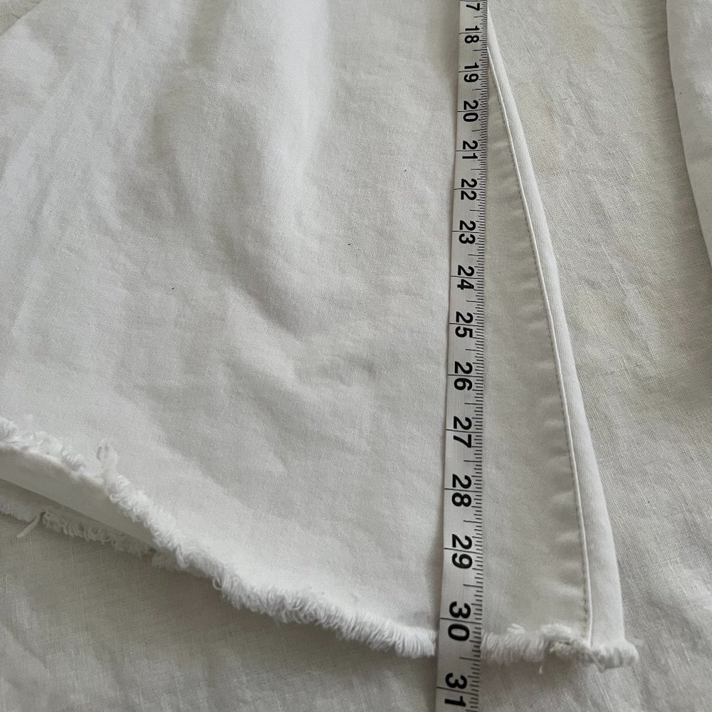 Free People Women's Jeans White Wide Leg Size 28 White Denim - Picture 7 of 8